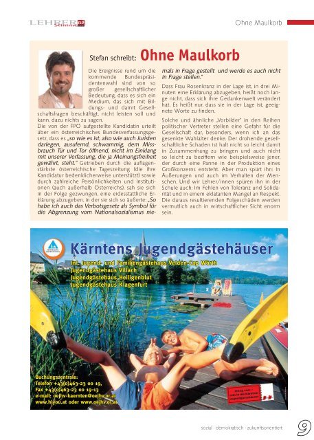 Ausgabe 1 2010 - SLÖ Kärnten