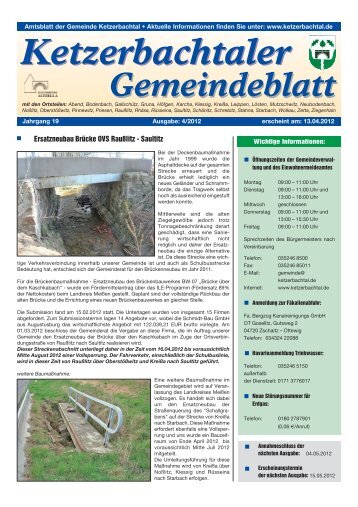 Seite 1-4 - Ketzerbachtal