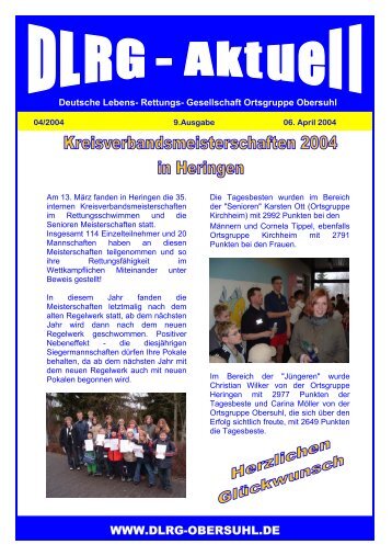 04/2004 - DLRG Ortsgruppe Obersuhl