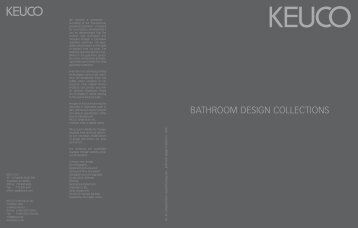 BATHROOM DESIGN COLLECTIONS - KEUCO