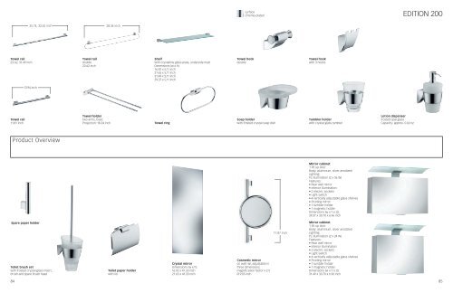 BATHROOM DESIGN COLLECTIONS - KEUCO