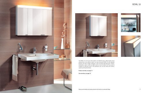 MIRROR CABINETS AND MIRRORS - KEUCO