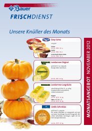 Unsere Knüller des Monats - Bauer Frischdienst