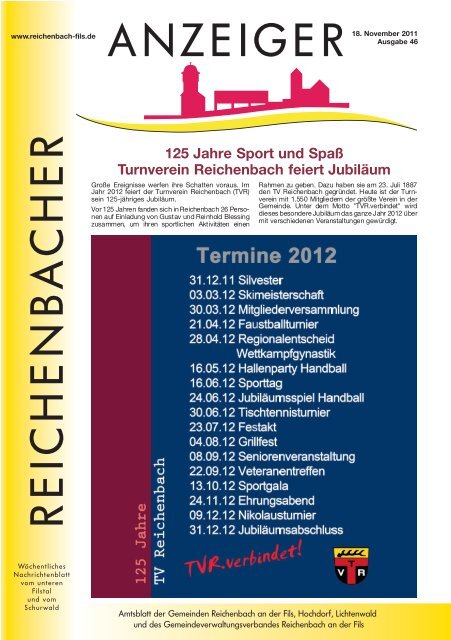 Kalenderwoche 46 - Gemeinde Reichenbach an der Fils