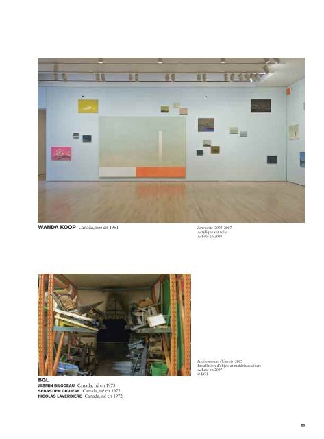 Rapport annuel 2007-2008 - Musée des beaux-arts du Canada