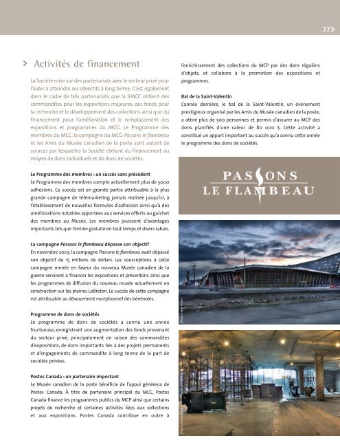 rapport annuel 2003-2004 - Canadian Museum of Civilization