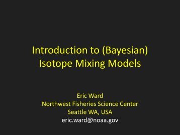 Introduction to (Bayesian) Isotope Mixing Models