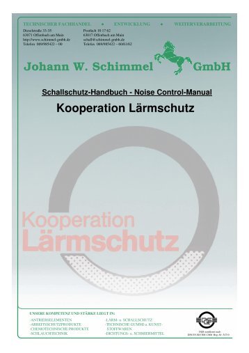 Kooperation Lärmschutz Johann W. Schimmel GmbH