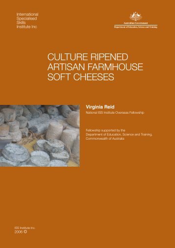 culture ripened artisan farmhouse soft cheeses - International ...
