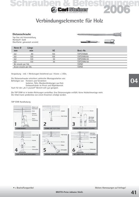 03 Verbindungselemente mit metrischem Gewinde