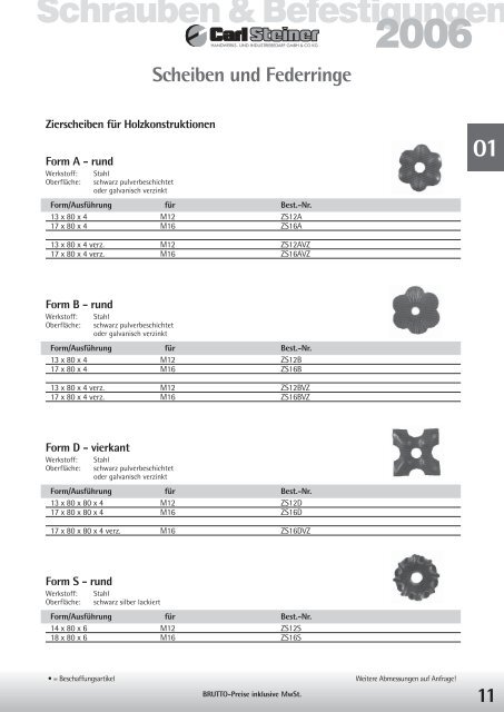 03 Verbindungselemente mit metrischem Gewinde