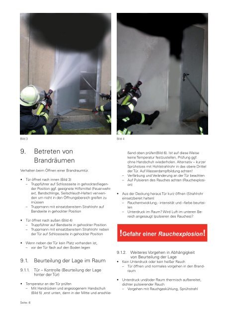 Leitfaden Innenangriff - Landesfeuerwehrschule Schleswig-Holstein