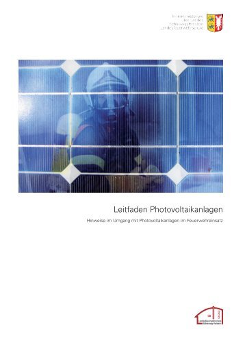 Leitfaden Photovoltaikanlagen - Landesfeuerwehrschule Schleswig ...