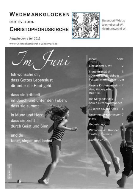 Juni / Juli 2012 - Bissendorf-Wietze, Christophorus