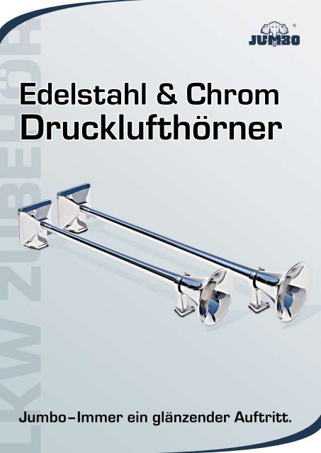 Drucklufthorn JU97 Trichter 14 cm  Länge 97 cm - Jumbo-Fischer Webshop