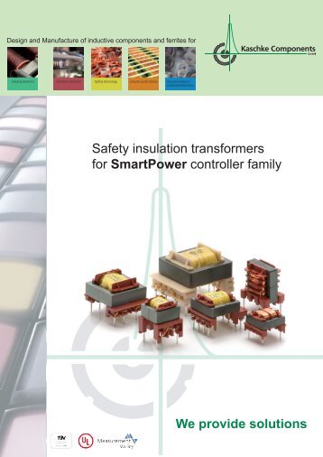 Safety insulation transformers for SmartPower - Kaschke ...