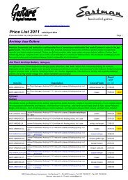 Price List 2011 valid April 2011 - bassline