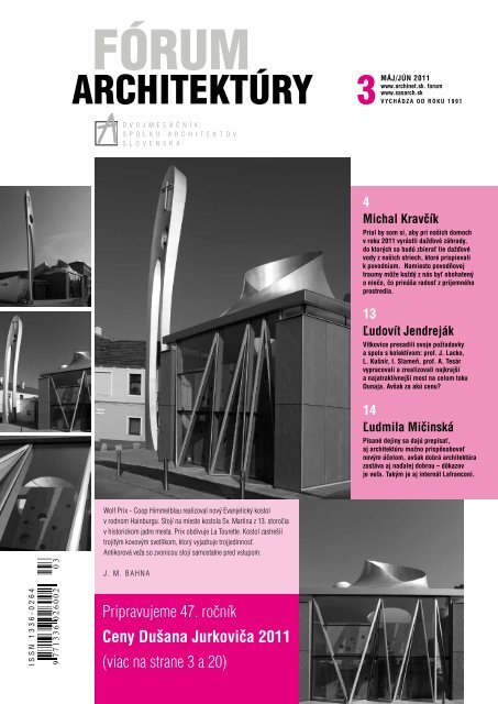 Fórum architektúry 3/2011 - Spolok architektov Slovenska