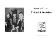 Židovská Bratislava - Forum Historiae