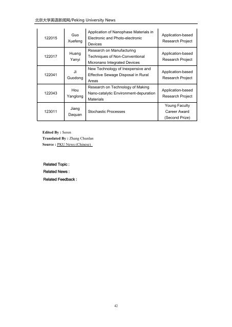 Archives of Peking University News - PKU English - 北京大学