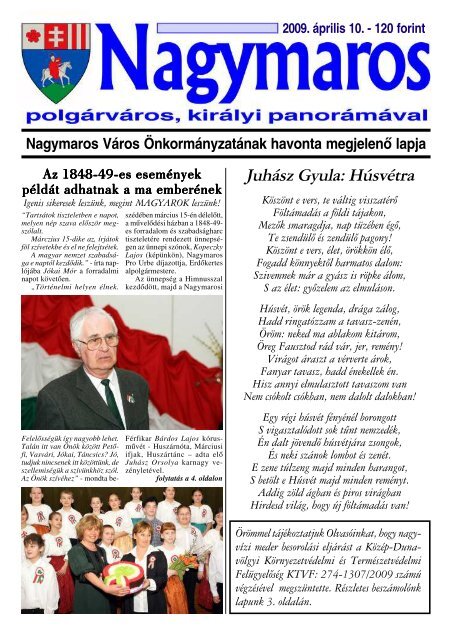 Juhász Gyula: Húsvétra - Nagymaros