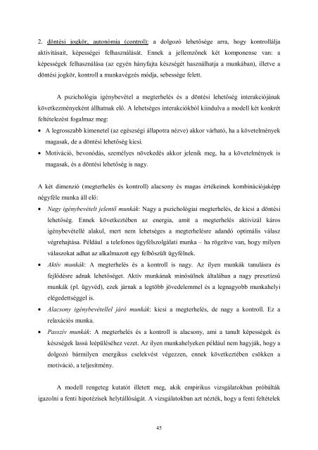juhász ágnes munkahelyi egészségpszichológia - BME - Ergonómia ...