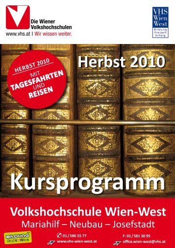 Kursprogramm - Verband Wiener Volksbildung