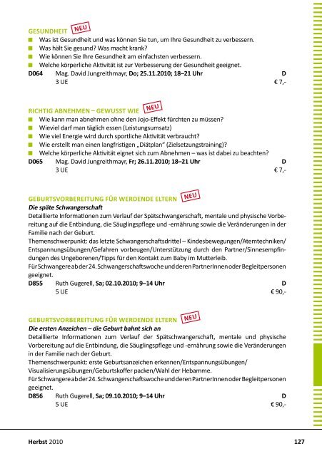 Kursprogramm - Verband Wiener Volksbildung