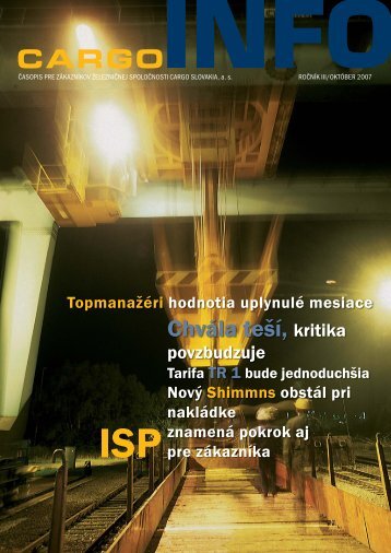 CARGO INF 11-07.indd - ZSSK Cargo