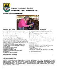 2012 - October Newsletter - PDF - Deutsche Sprachschule Cleveland