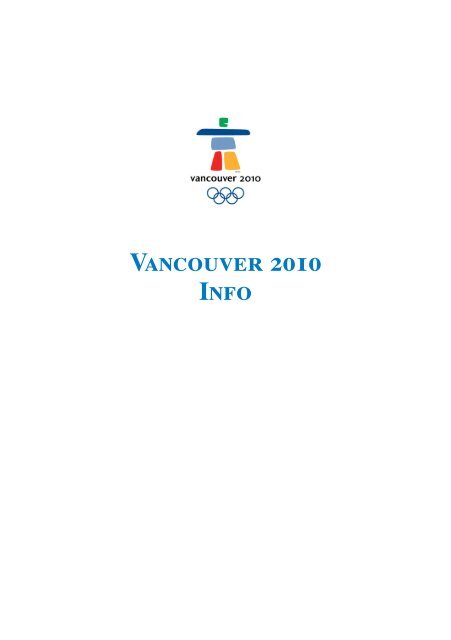 Vancouver 2010 Info - Suomen Olympiakomitea