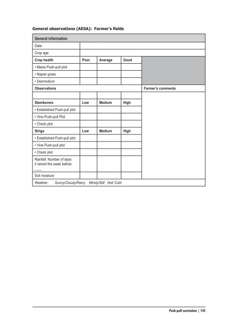 Curriculum (PDF) - Biovision