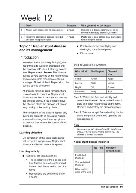 Curriculum (PDF) - Biovision