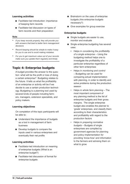 Curriculum (PDF) - Biovision