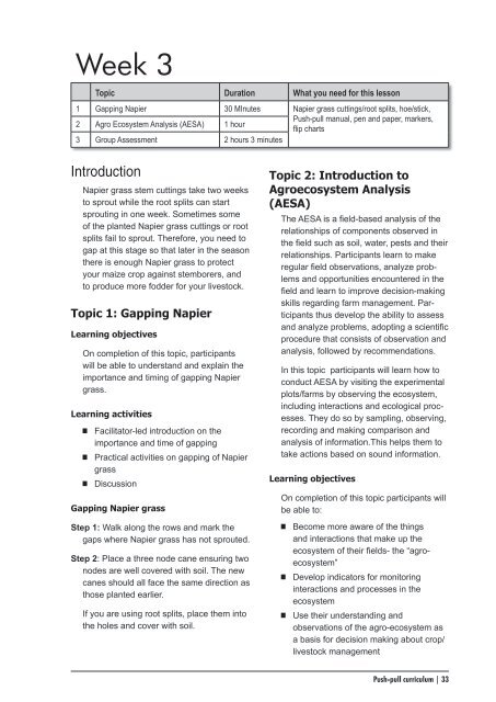 Curriculum (PDF) - Biovision