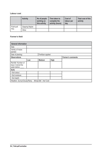 Curriculum (PDF) - Biovision