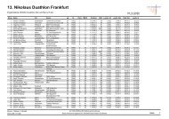 13. Nikolaus Duathlon Frankfurt - Eintracht Frankfurt Tria Team