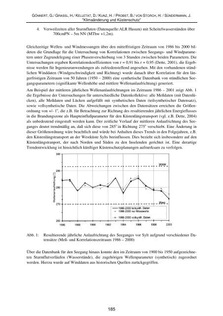 Gönnert, G., Graßl, H., Kelletat, D., Kunz, H., Probst, B., von Storch, H ...