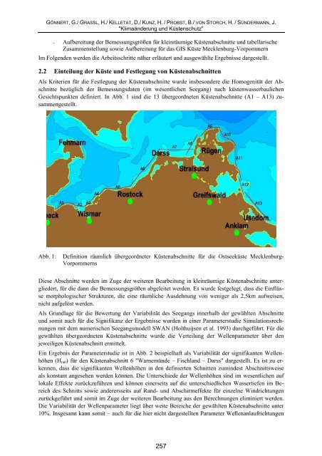 Gönnert, G., Graßl, H., Kelletat, D., Kunz, H., Probst, B., von Storch, H ...