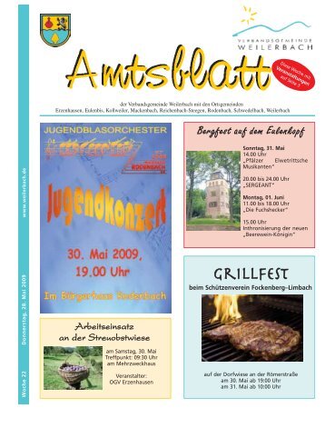 Grillfest - Verbandsgemeinde Weilerbach