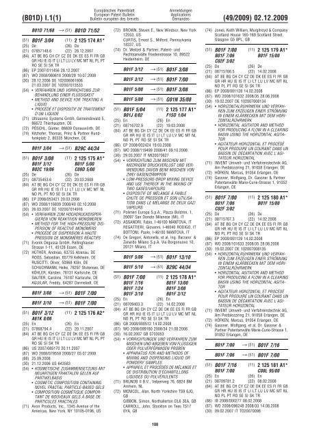 Bulletin 2009/49 - European Patent Office