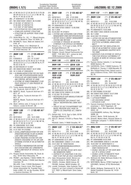 Bulletin 2009/49 - European Patent Office