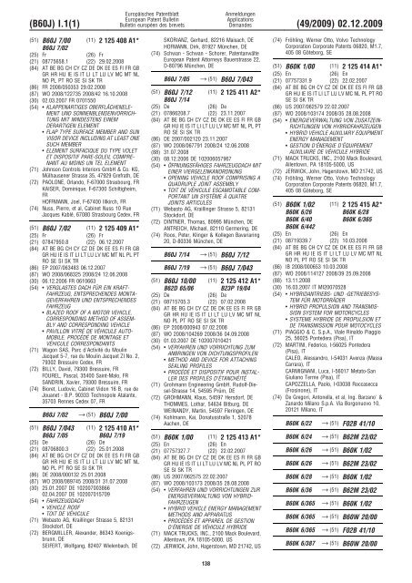 Bulletin 2009/49 - European Patent Office