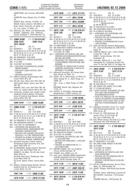 Bulletin 2009/49 - European Patent Office