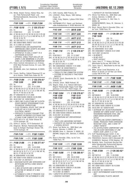 Bulletin 2009/49 - European Patent Office