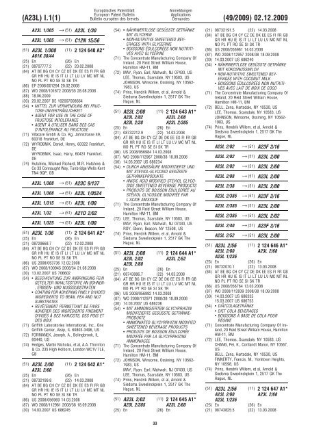 Bulletin 2009/49 - European Patent Office