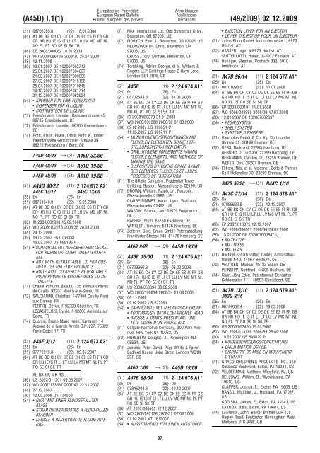 Bulletin 2009/49 - European Patent Office