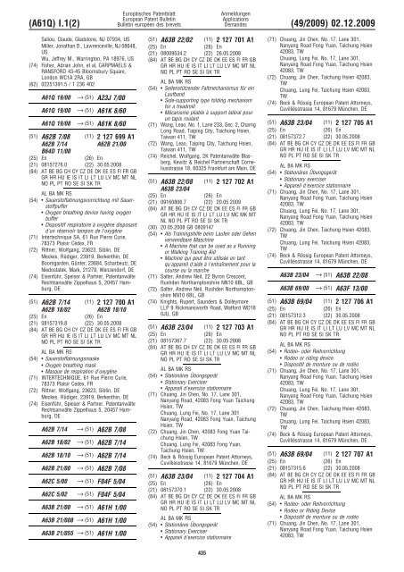 Bulletin 2009/49 - European Patent Office