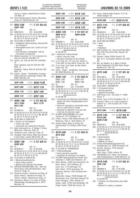 Bulletin 2009/49 - European Patent Office