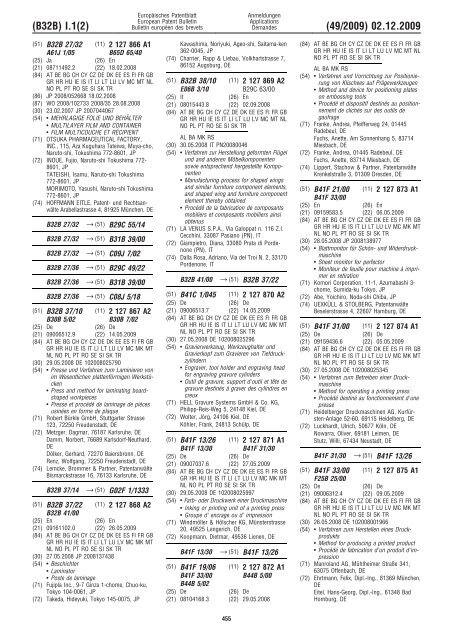 Bulletin 2009/49 - European Patent Office